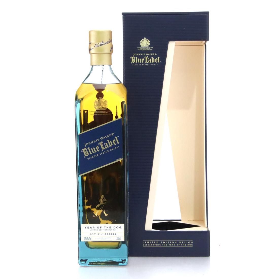 Johnnie Walker Blue Label Year Of The Dog Limited Edition Design Scotch Whisky