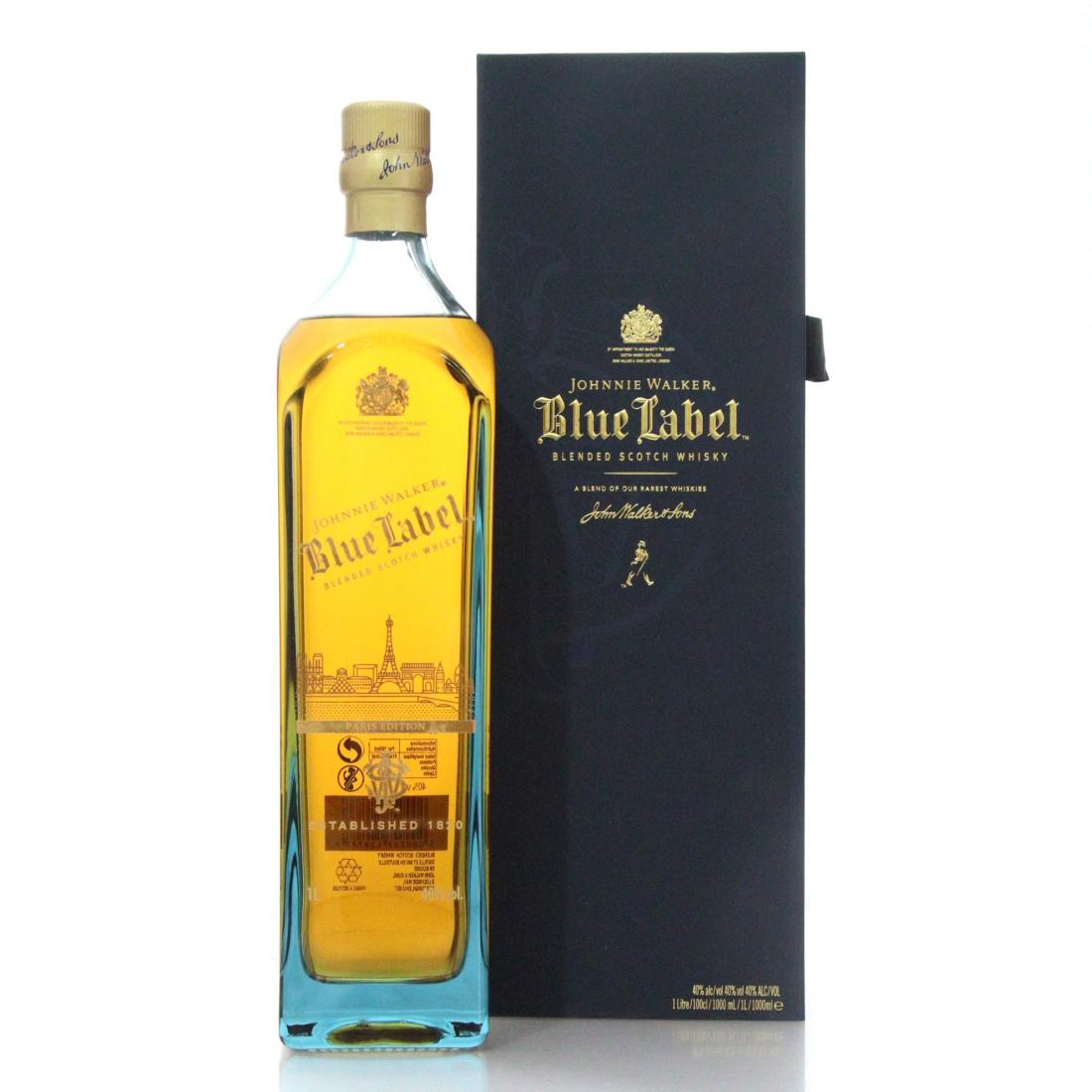 Johnnie Walker Blue Label Paris Edition Scotch Whisky Litre
