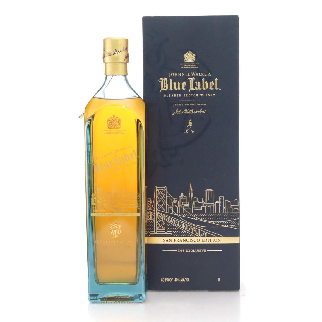 Johnnie Walker Blue Label San Francisco Edition, 2013, 40% whisky bottle