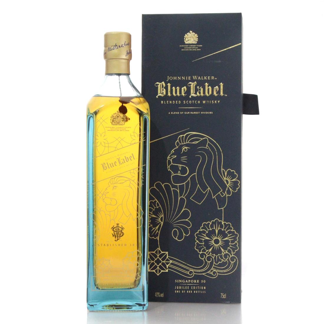 Johnnie Walker Blue Label Singapore 50 Jubilee Edition Scotch Whisky