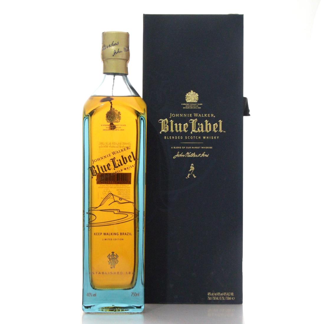 Johnnie Walker Blue Label Keep Walking Brazil Scotch Whisky