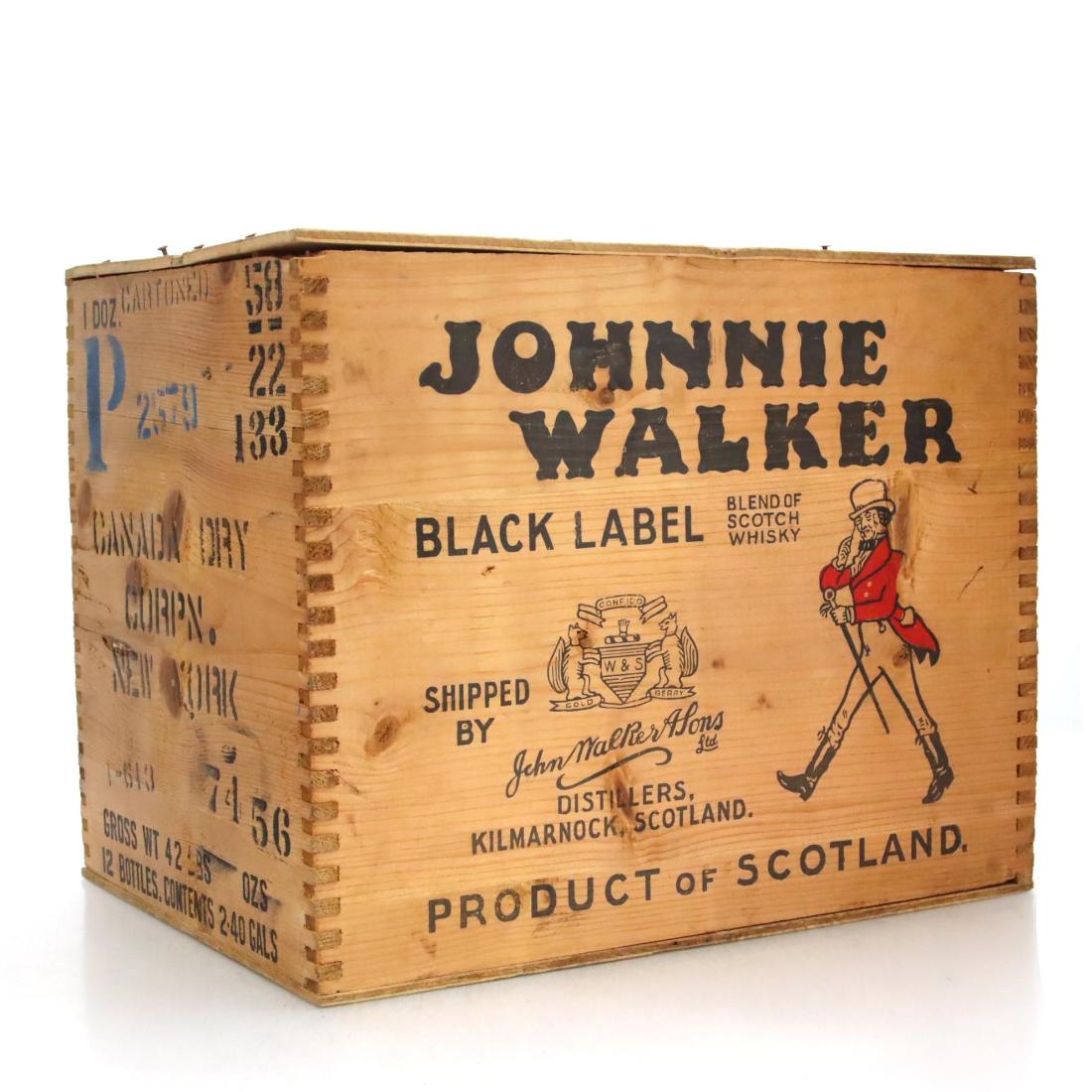 Johnnie Walker Black Label X 12 Canada Dry Corporation Imports
