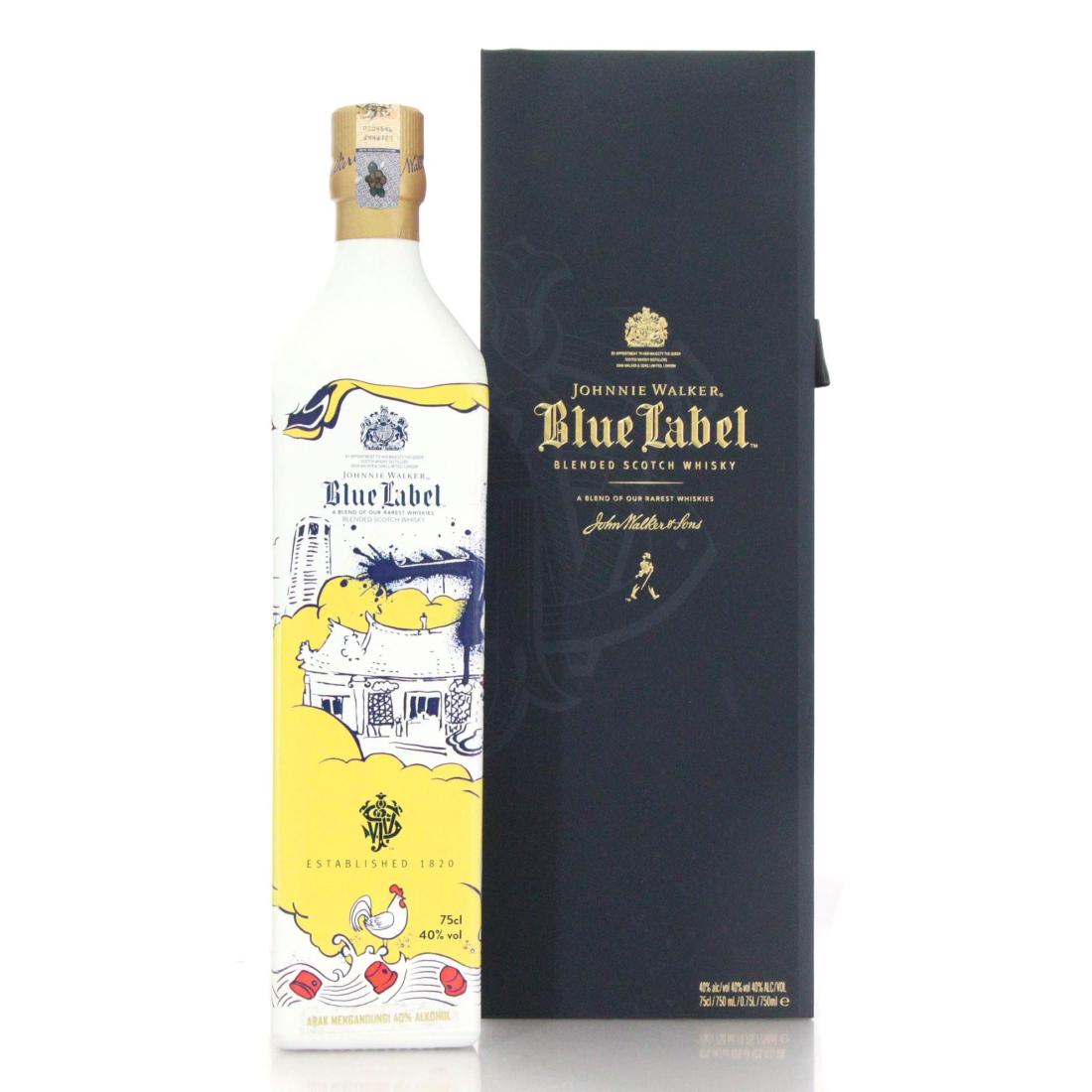 Johnnie Walker Blue Label Penang Street Art Scotch Whisky Ernest Zacharevic
