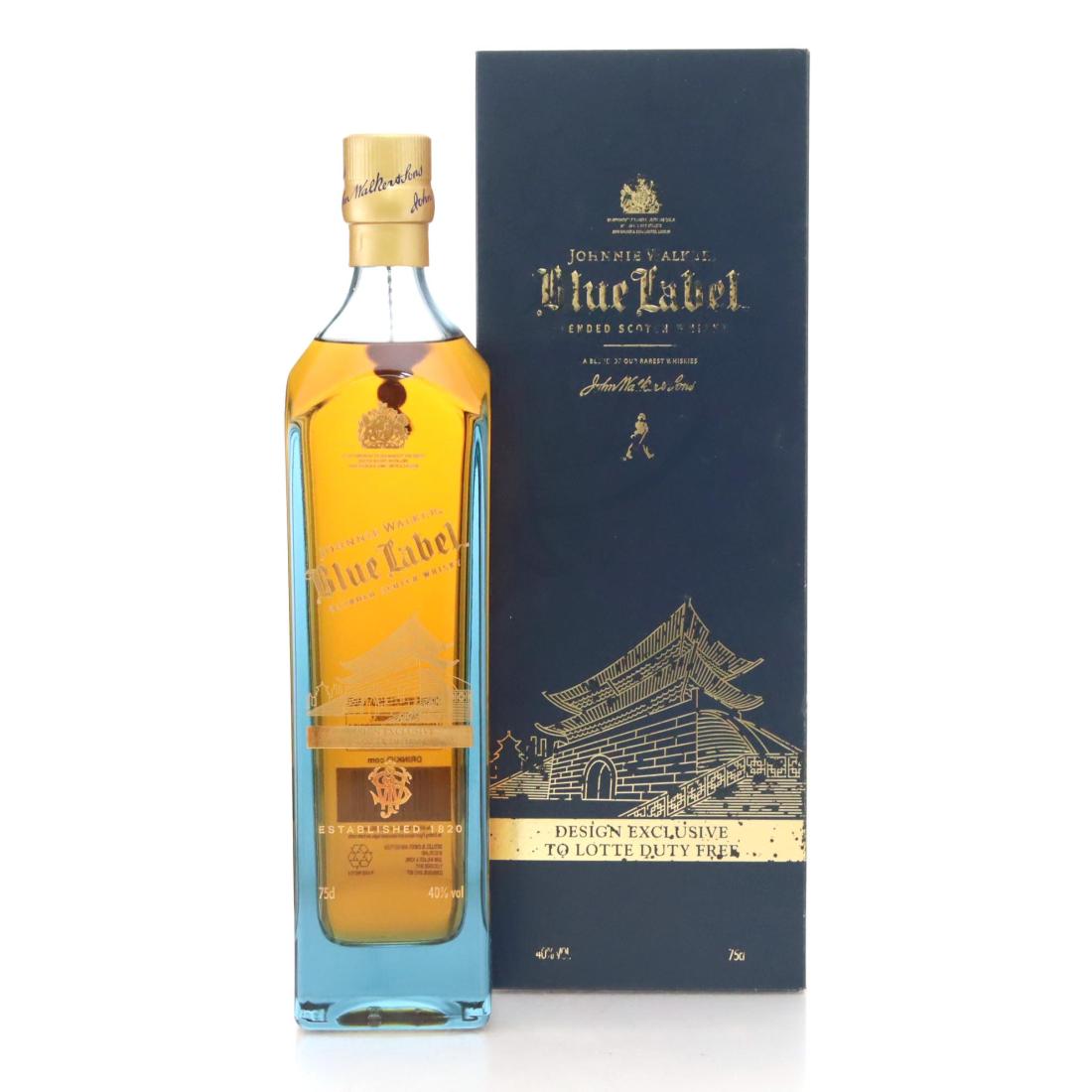 Johnnie Walker Blue Label Lotte Duty Free Edition, Bourbon & Sherry Cask, 2013, 40% whisky bottle
