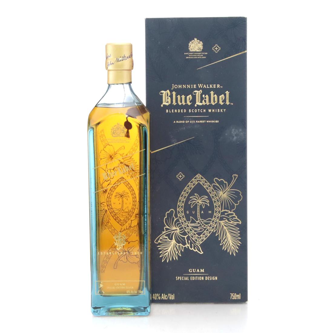 Johnnie Walker Blue Label Guam Special Edition, 2016, 40% whisky bottle