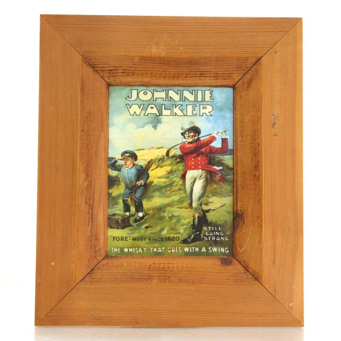 Johnnie Walker 'Fore'-most Since 1820 - The Whisky That Goes with a Swing whisky bottle