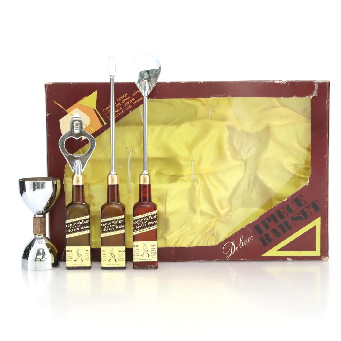 Johnnie Walker Deluxe 4 Piece Bar Set