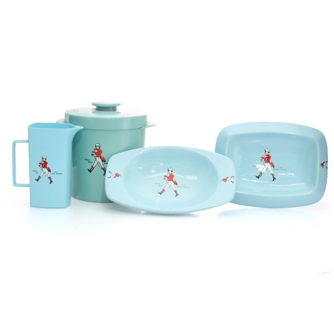 Johnnie Walker Teal Barware Set X 4