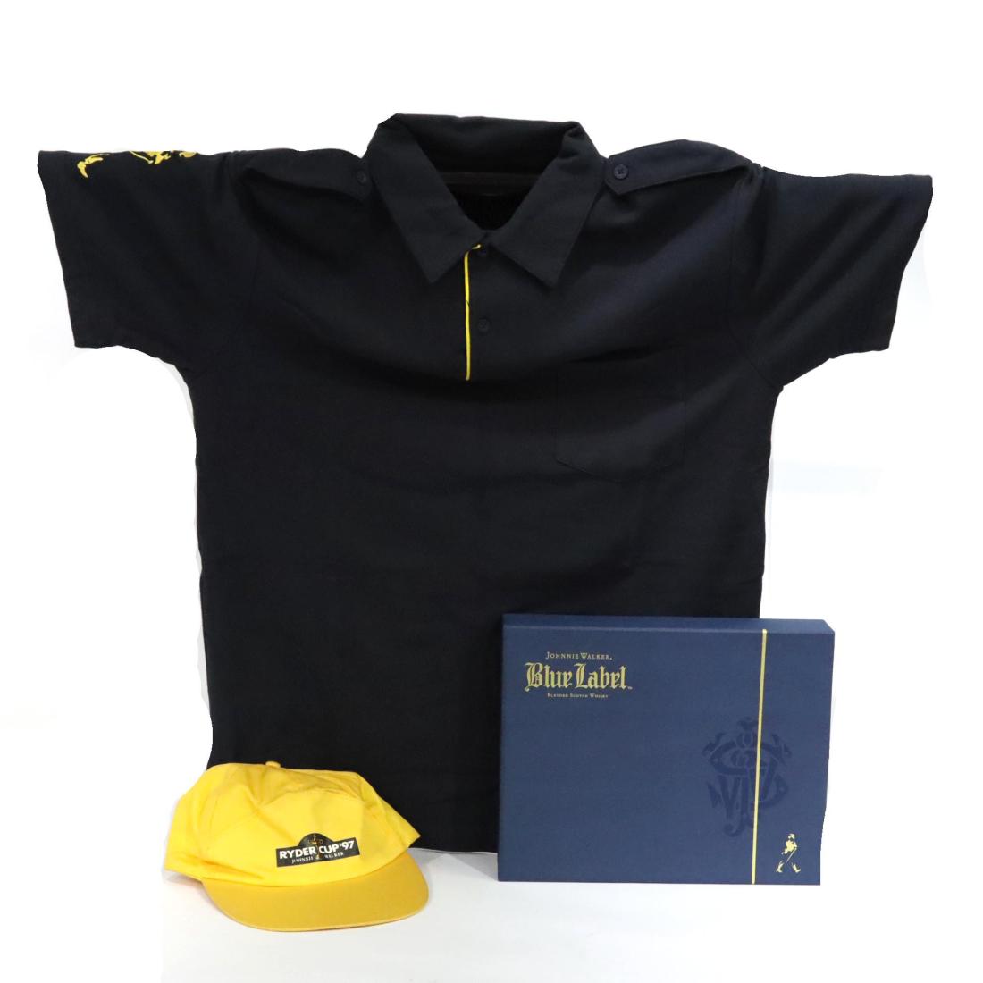 Johnnie Walker Blue Label Polo Shirt Ryder Cup 97 Cap
