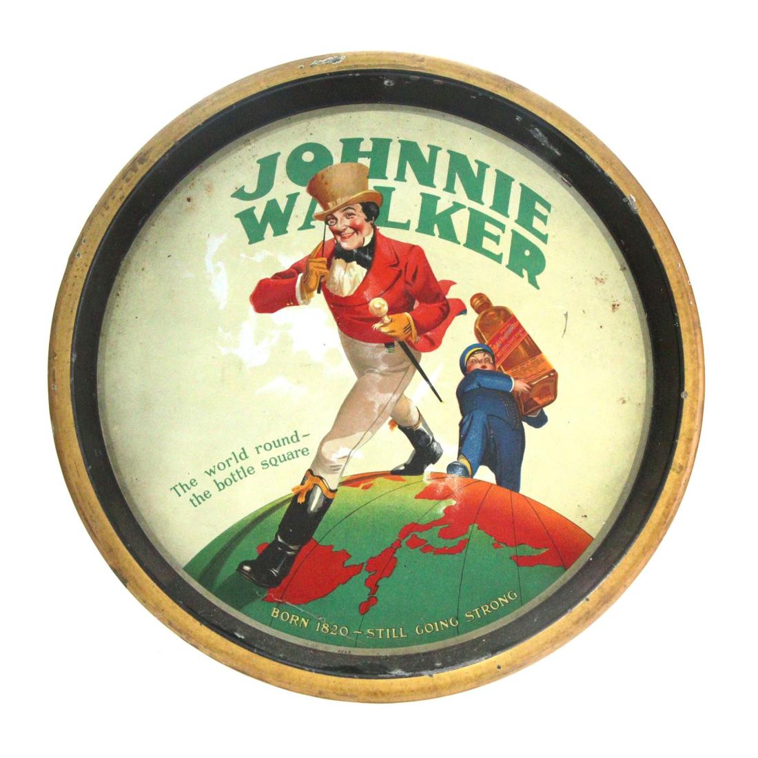Johnnie Walker Metal Tray