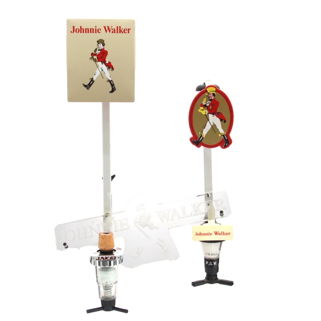 Johnnie Walker Plastic Bar Sign Optic Measures