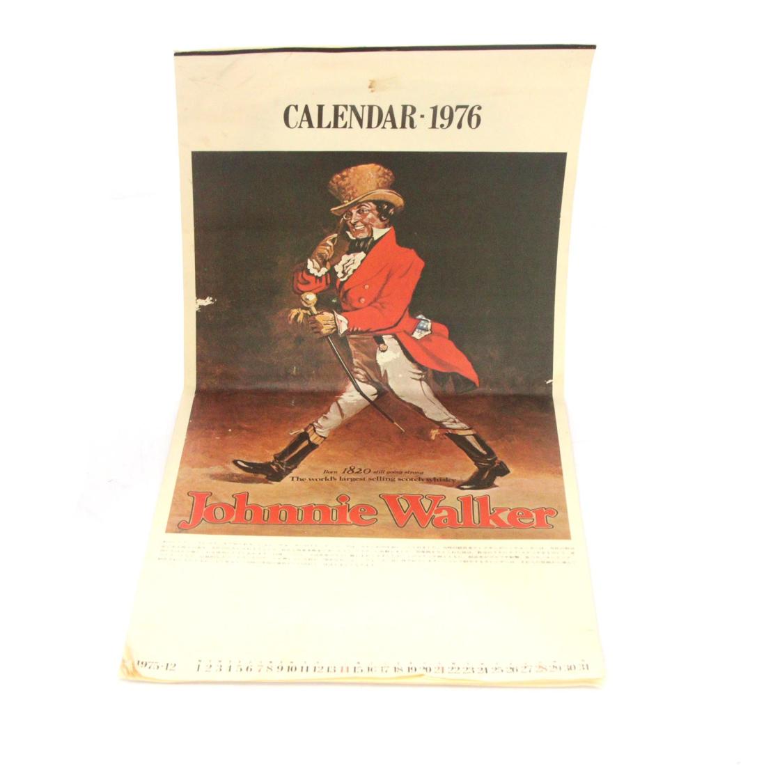 Johnnie Walker Calendar 1976