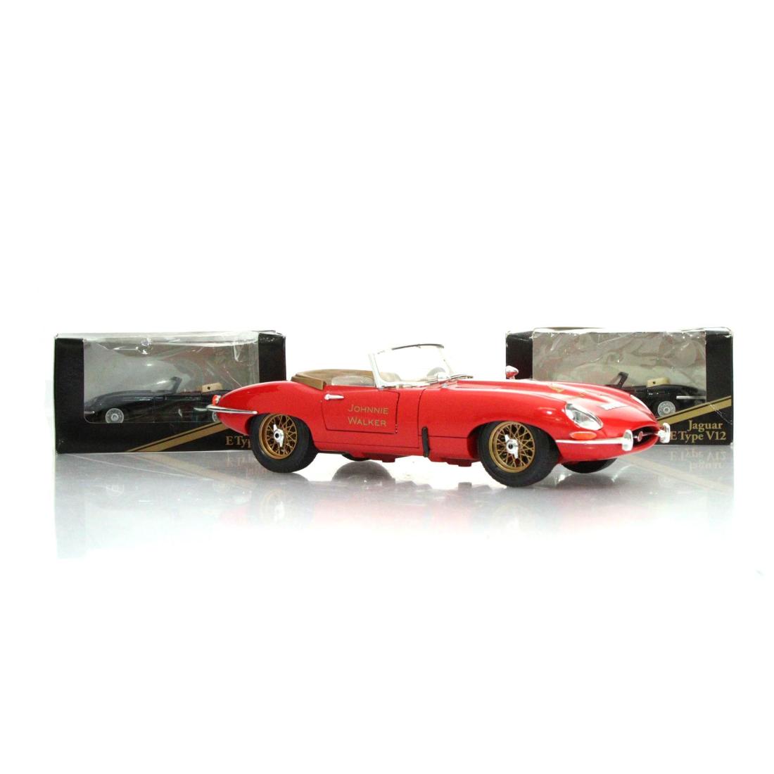 Johnnie Walker Jaguar E Model Cars X 3