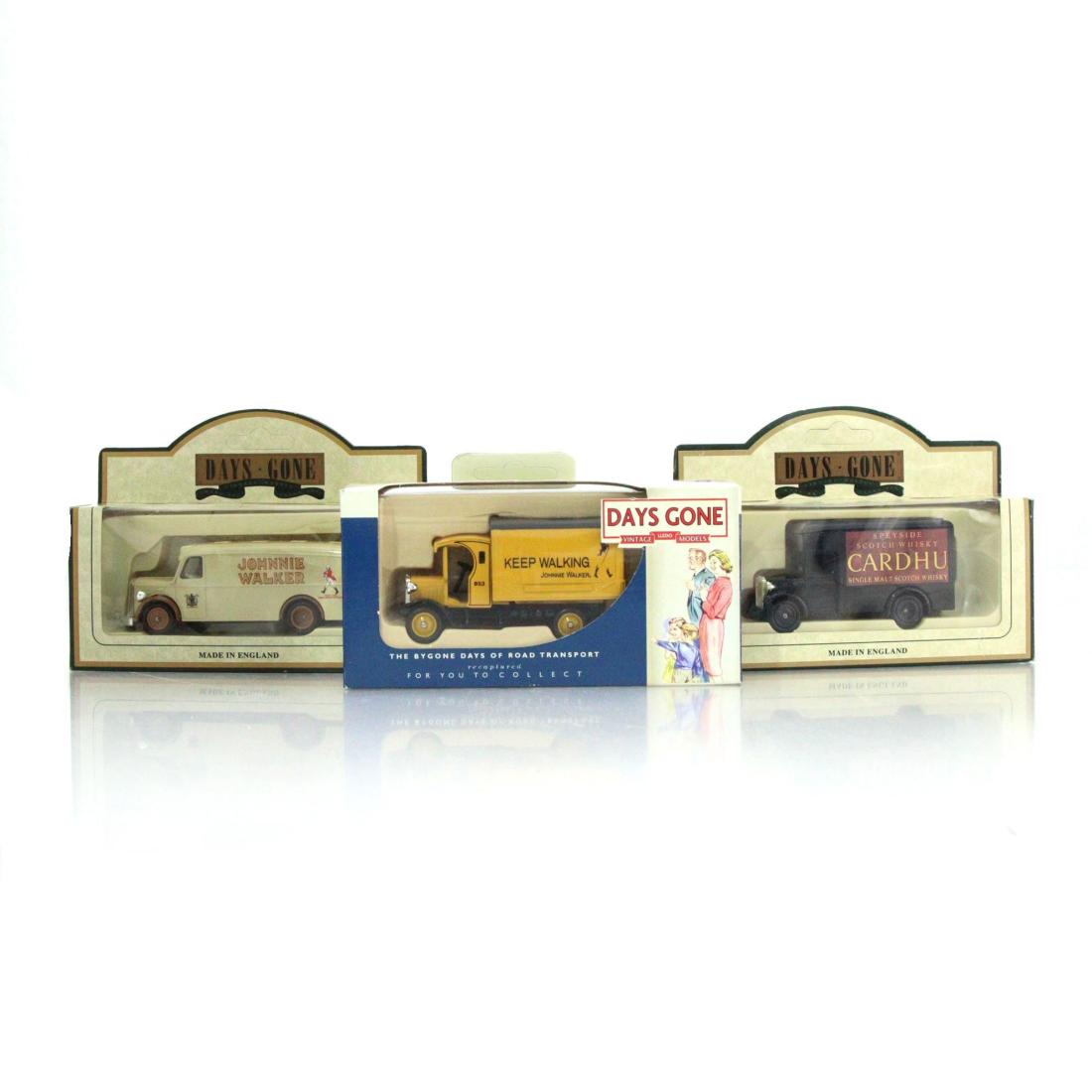 Johnnie Walker Days Gone Model Cars X 3