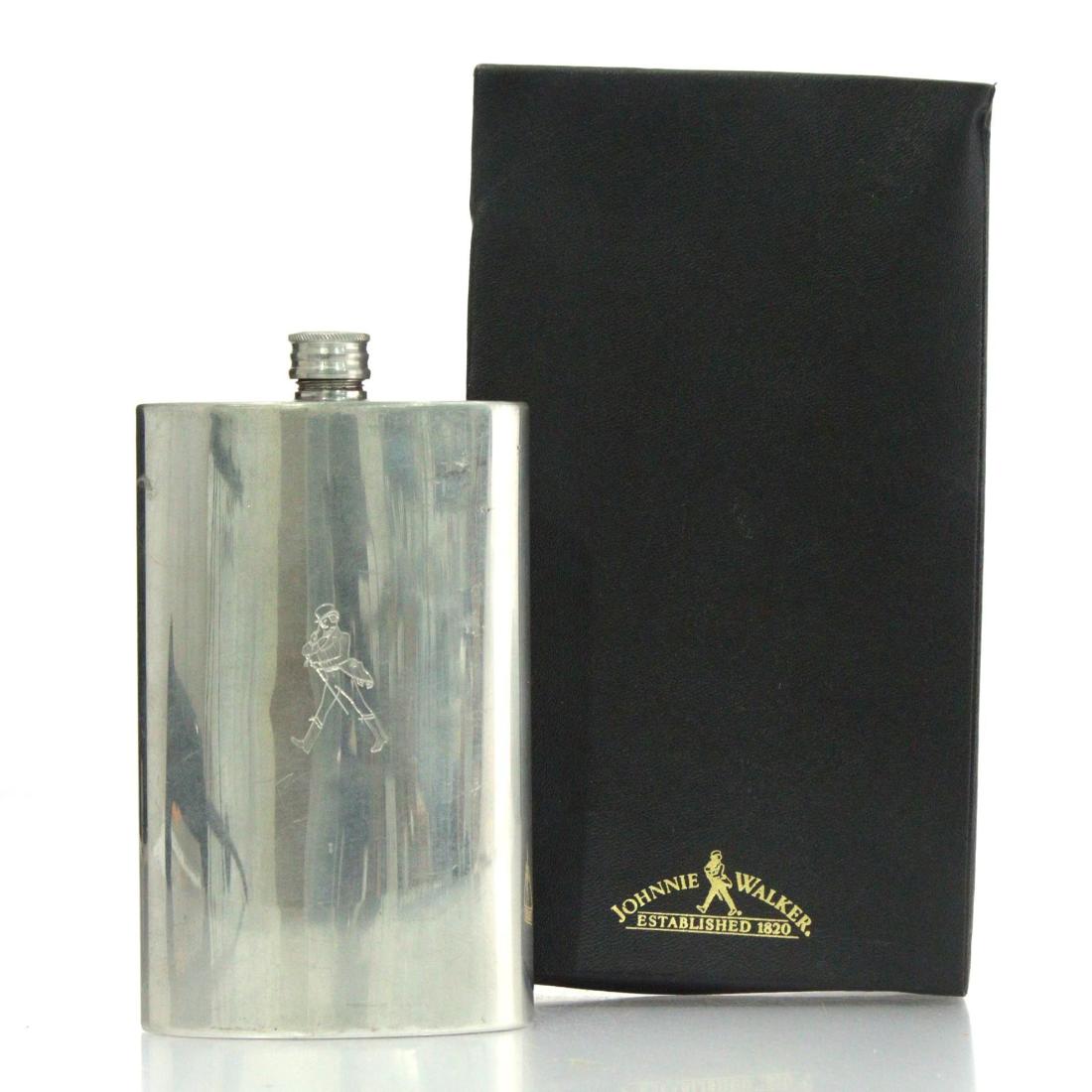 Johnnie Walker Mastercraft Pewter Hipflask
