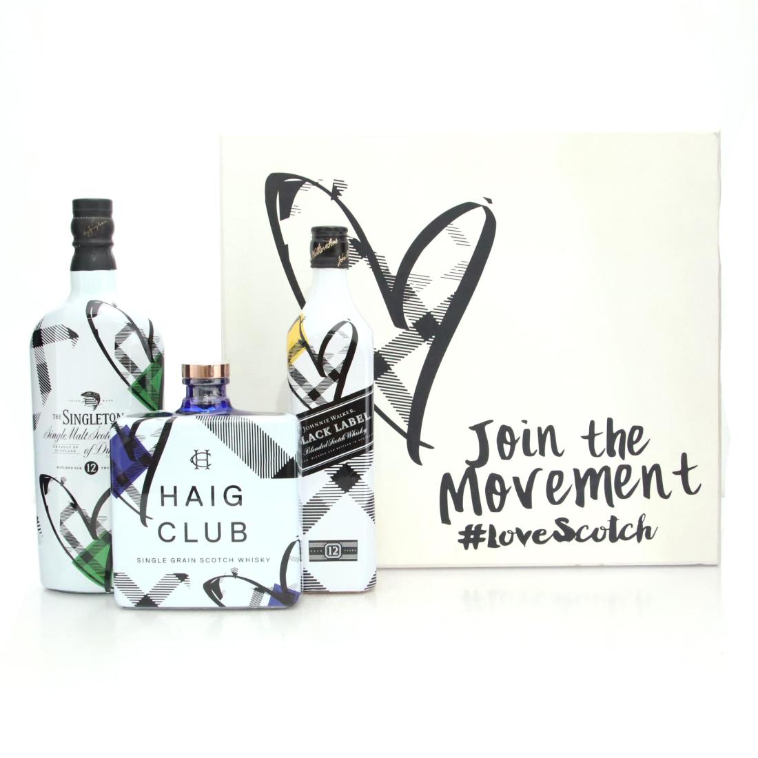 Join The Movement Lovescotch Box Set Johnnie Walker Black Label Haig Club The Singleton