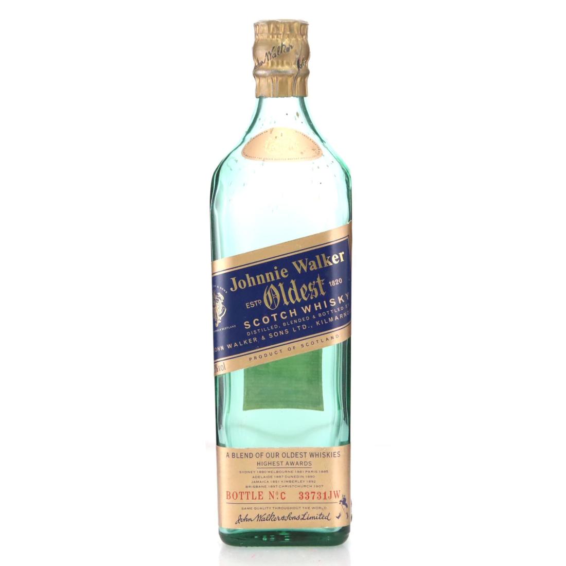 Johnnie Walker Blue Label Empty Display Bottle