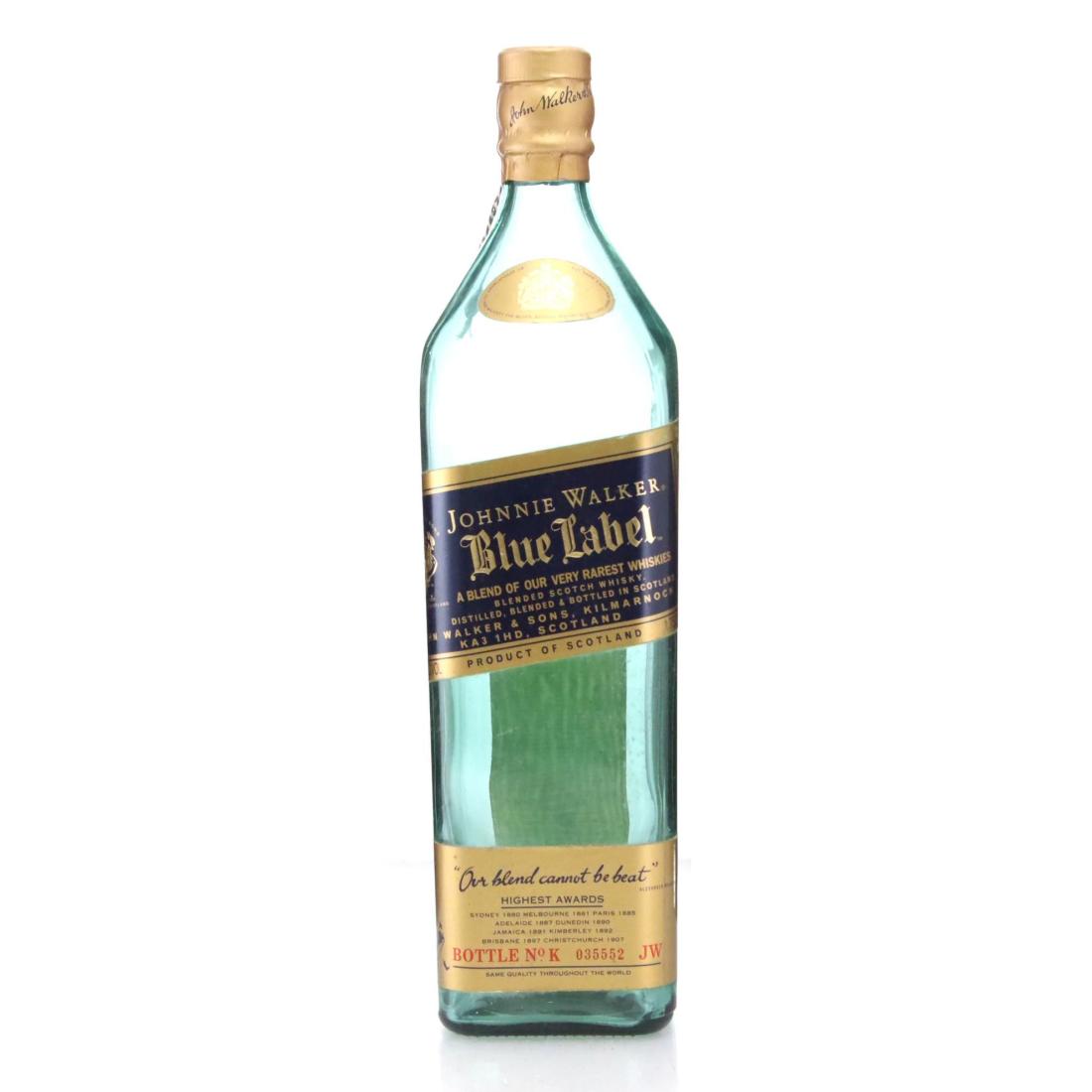 Johnnie Walker Blue Label Empty 175litre Display Bottle