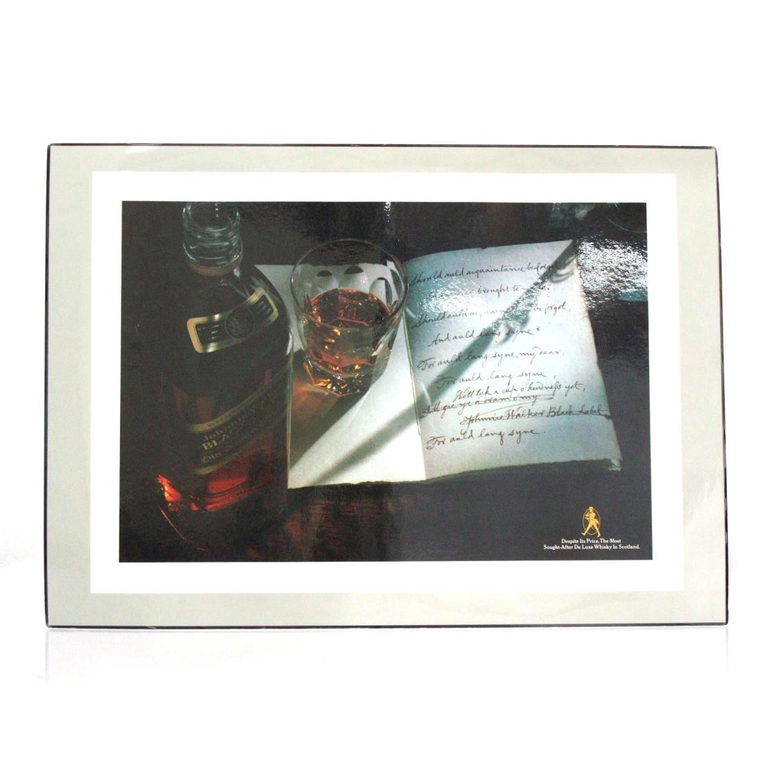 Johnnie Walker Black Label Adrien Flowers Print