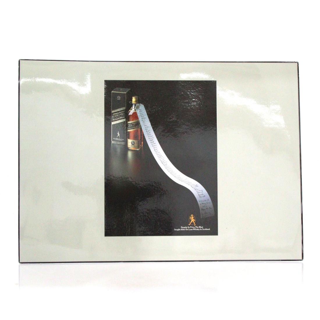 Johnnie Walker Black Label Adrien Flowers Print