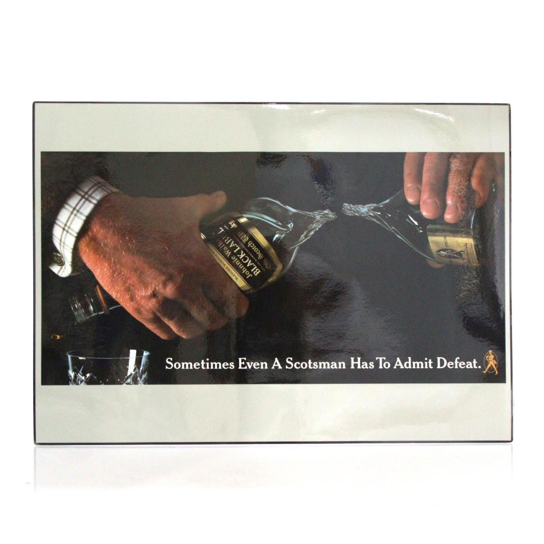 Johnnie Walker Black Label Adrien Flowers Print