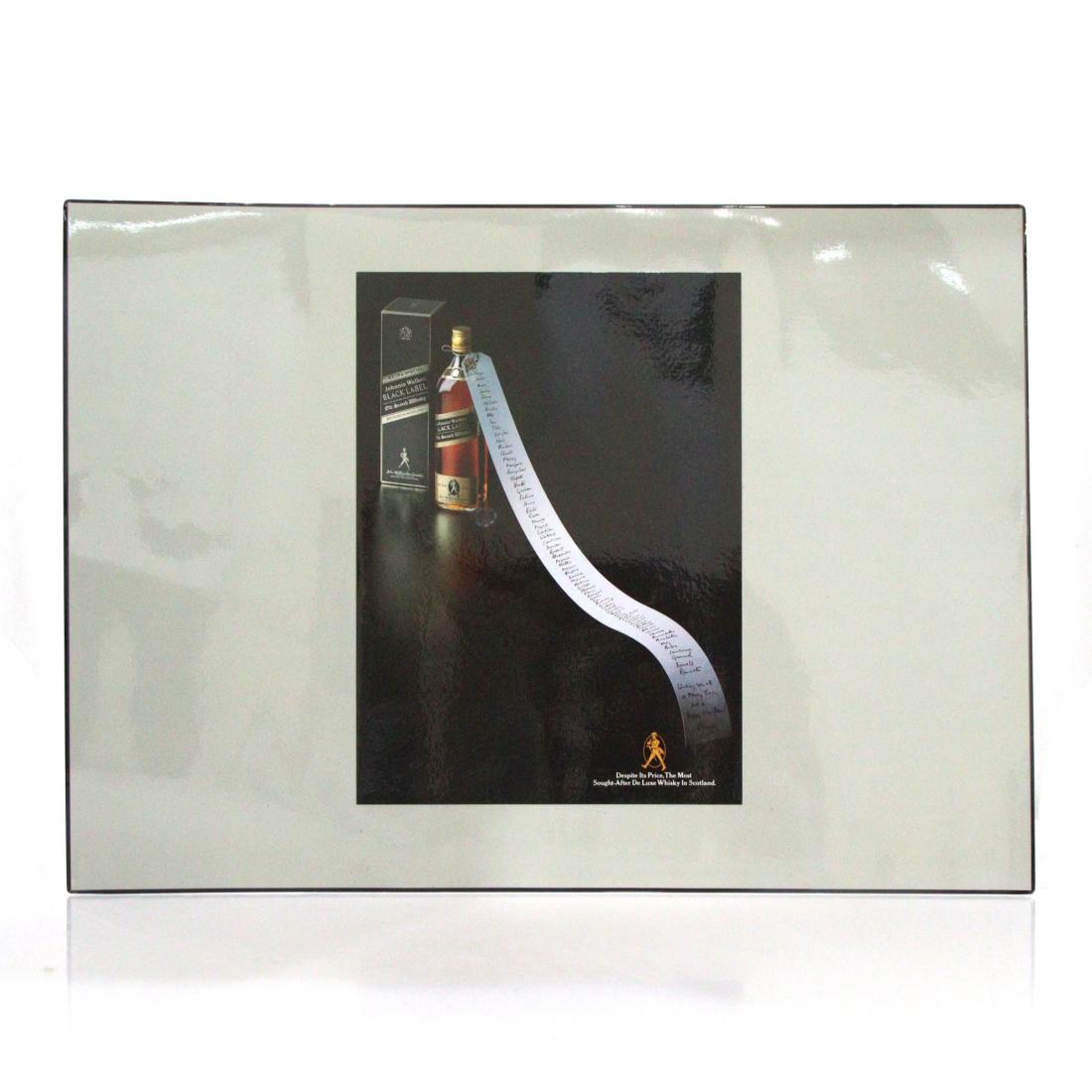 Johnnie Walker Black Label Adrien Flowers Print