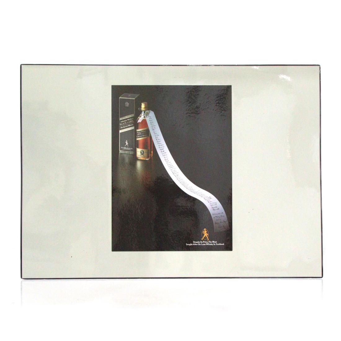 Johnnie Walker Black Label Adrien Flowers Print