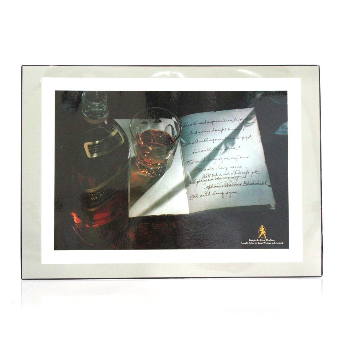 Johnnie Walker Black Label Adrien Flowers Print