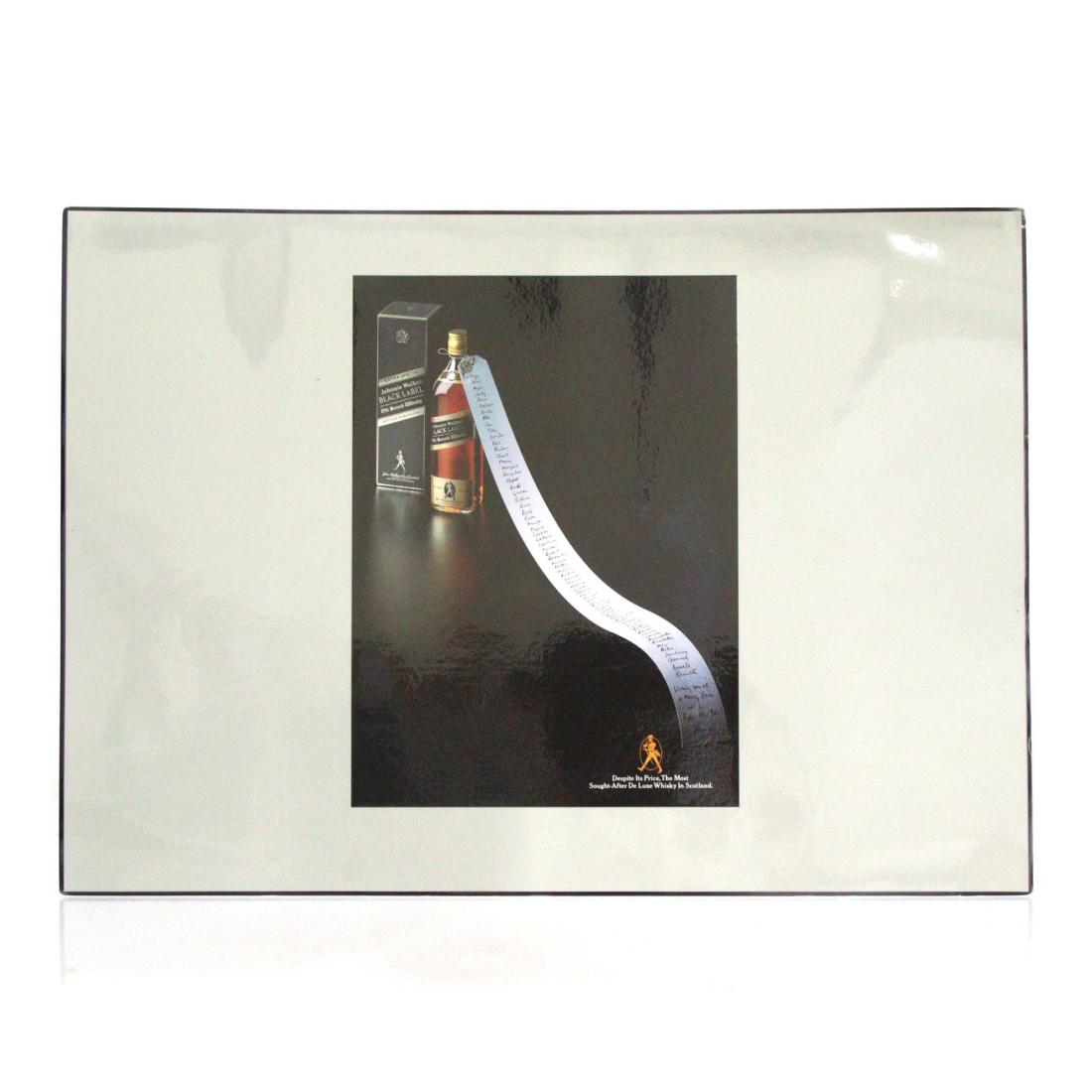 Johnnie Walker Black Label Adrien Flowers Print