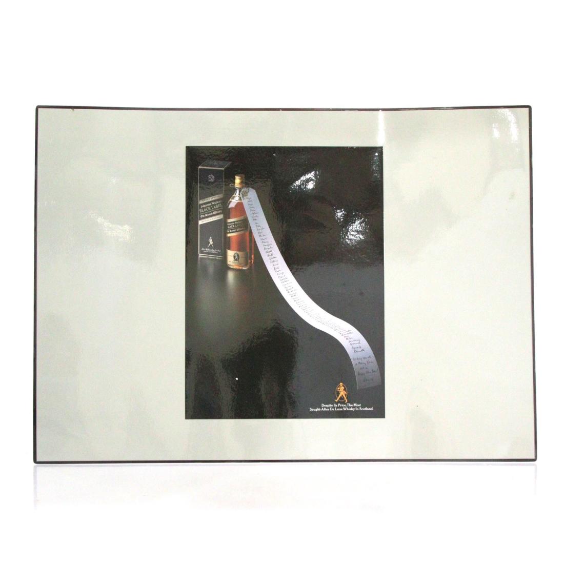 Johnnie Walker Black Label Adrien Flowers Print