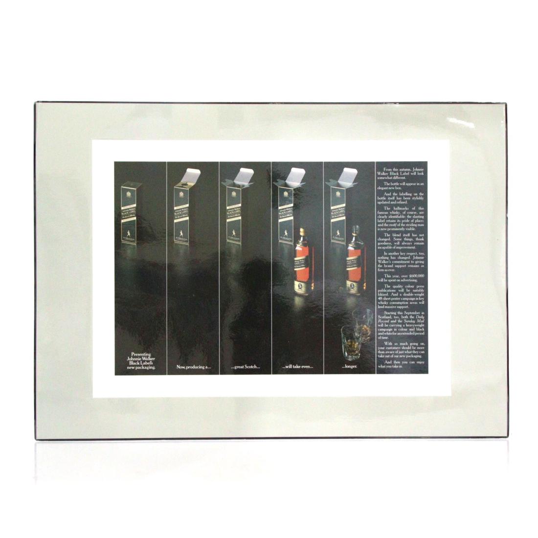 Johnnie Walker Black Label Adrien Flowers Print