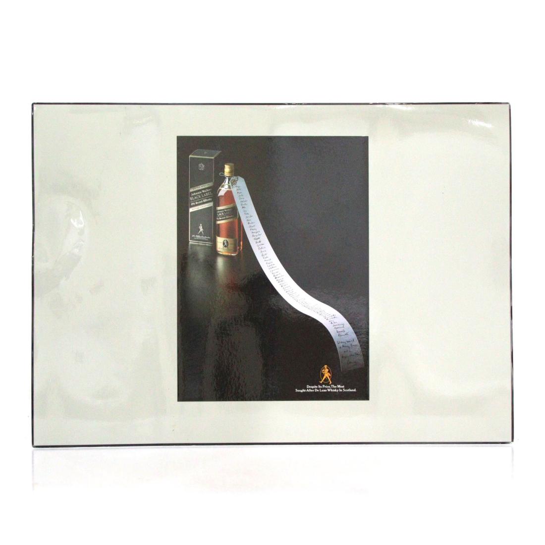 Johnnie Walker Black Label Adrien Flowers Print