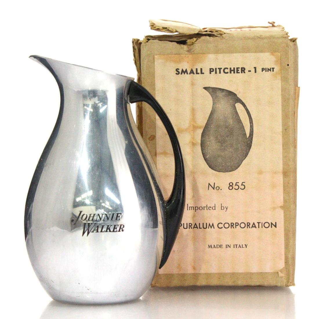 Johnnie Walker Puralum 1 Pint Pitcher whisky bottle