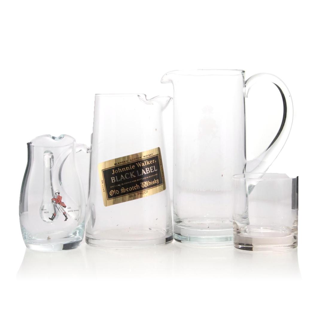 Johnnie Walker Glassware x 4 whisky bottle