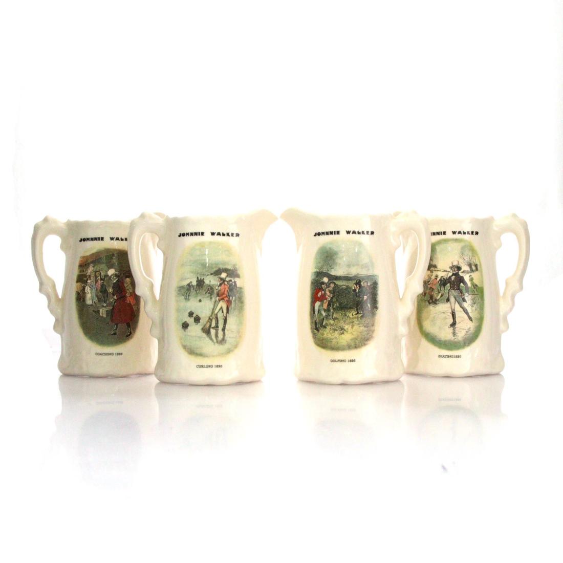 Johnnie Walker Curling Skating Coaching Golfing 1820 Jug Set