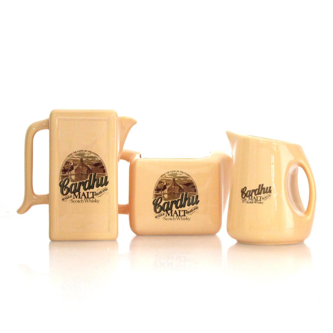 Cardhu Ceramic Jugs X 3