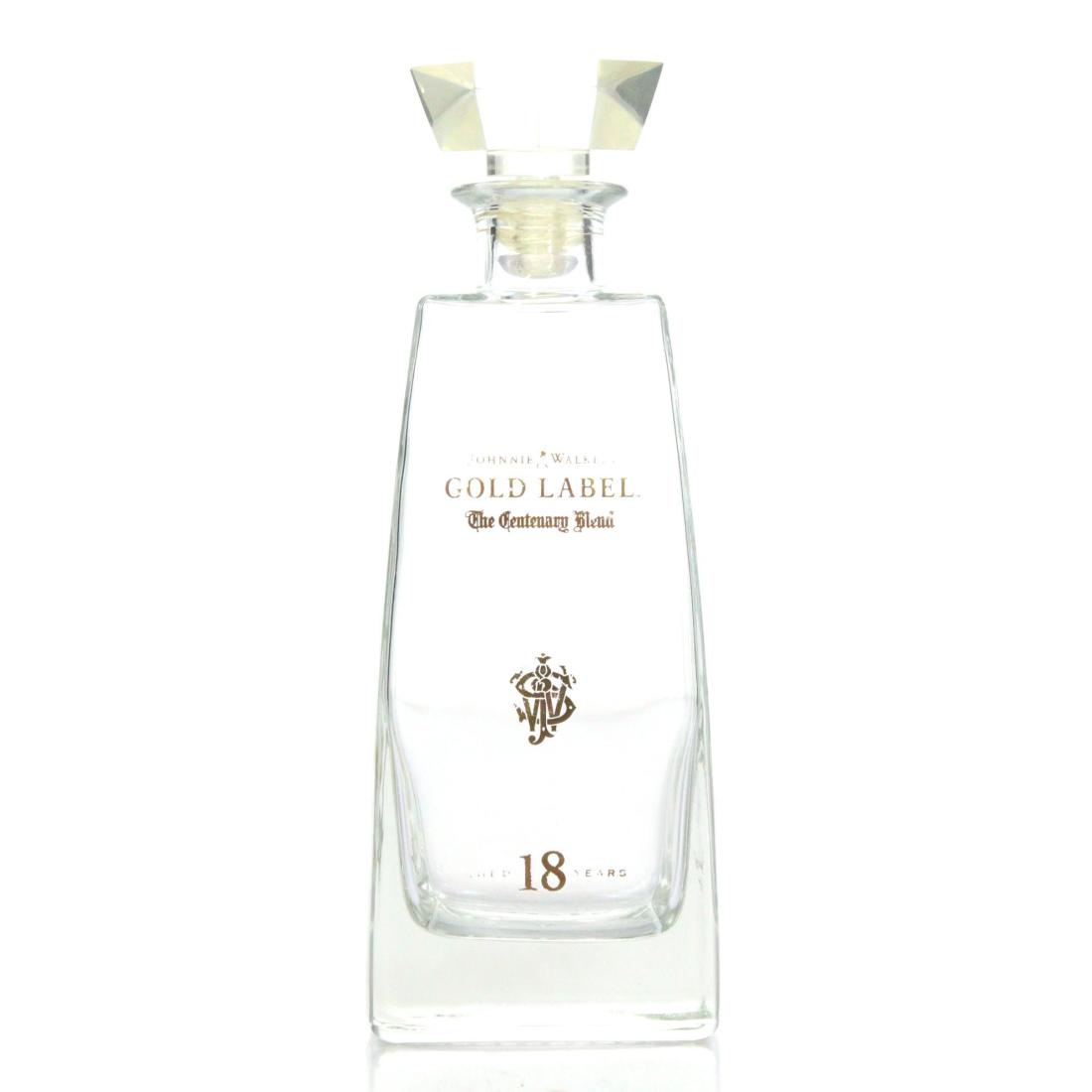 Johnnie Walker Gold Label The Centenary Blend 18 Year Old Decanter whisky bottle