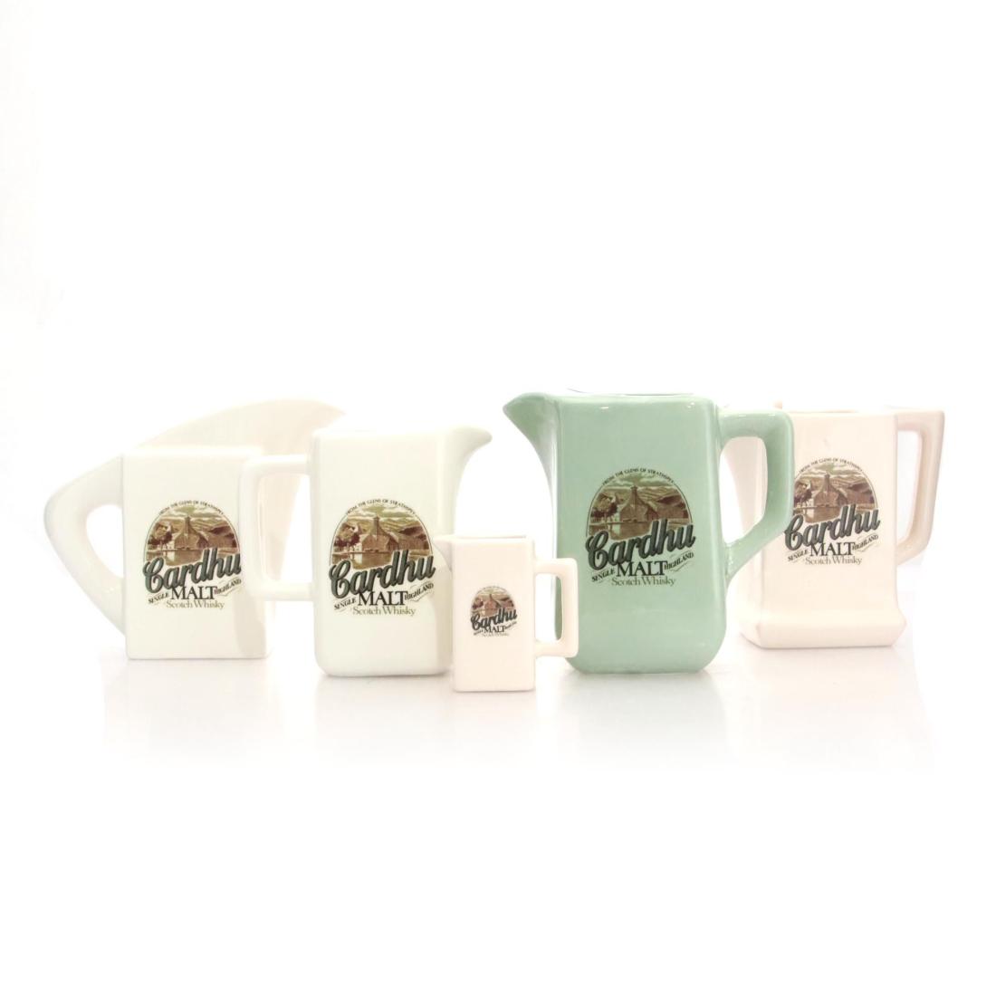 Cardhu Ceramic Jugs X 4