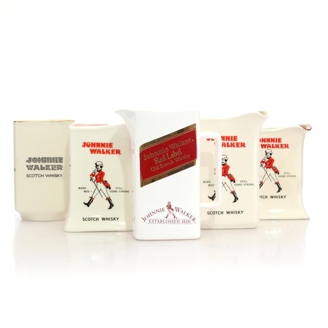 Johnnie Walker Ceramic Jugs X 5