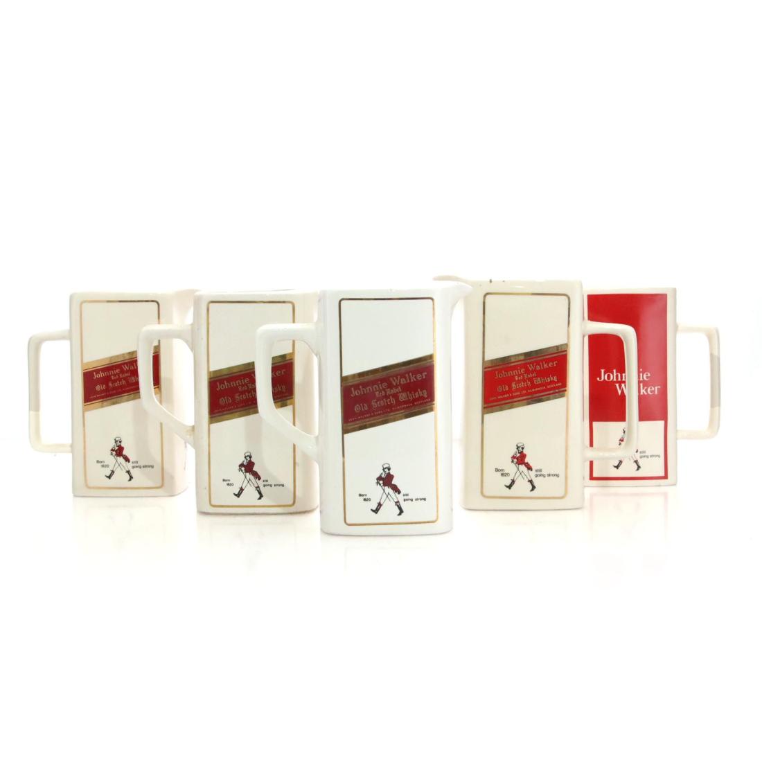 Johnnie Walker Ceramic Jugs X 5