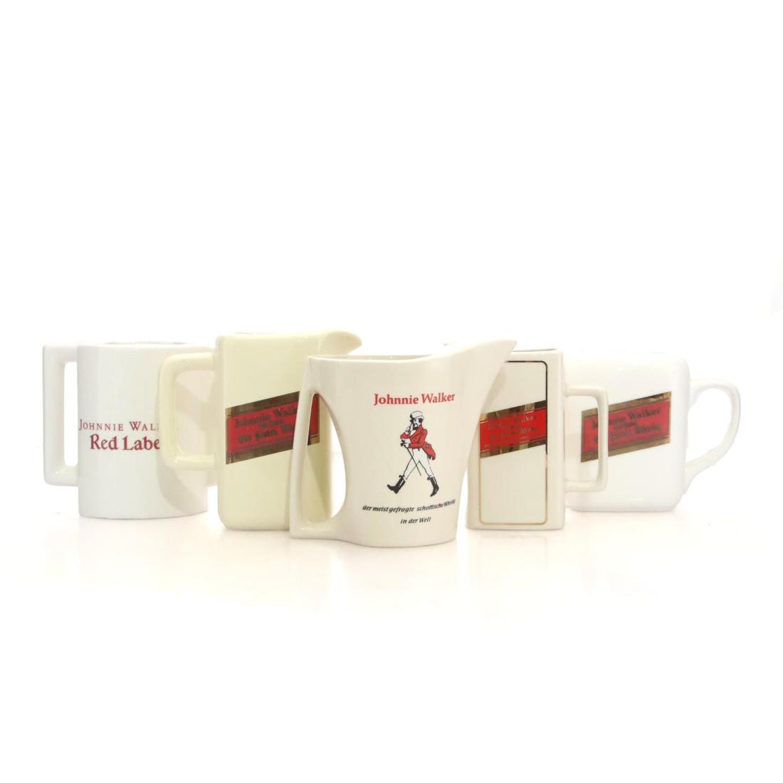 Johnnie Walker Ceramic Jugs X 5