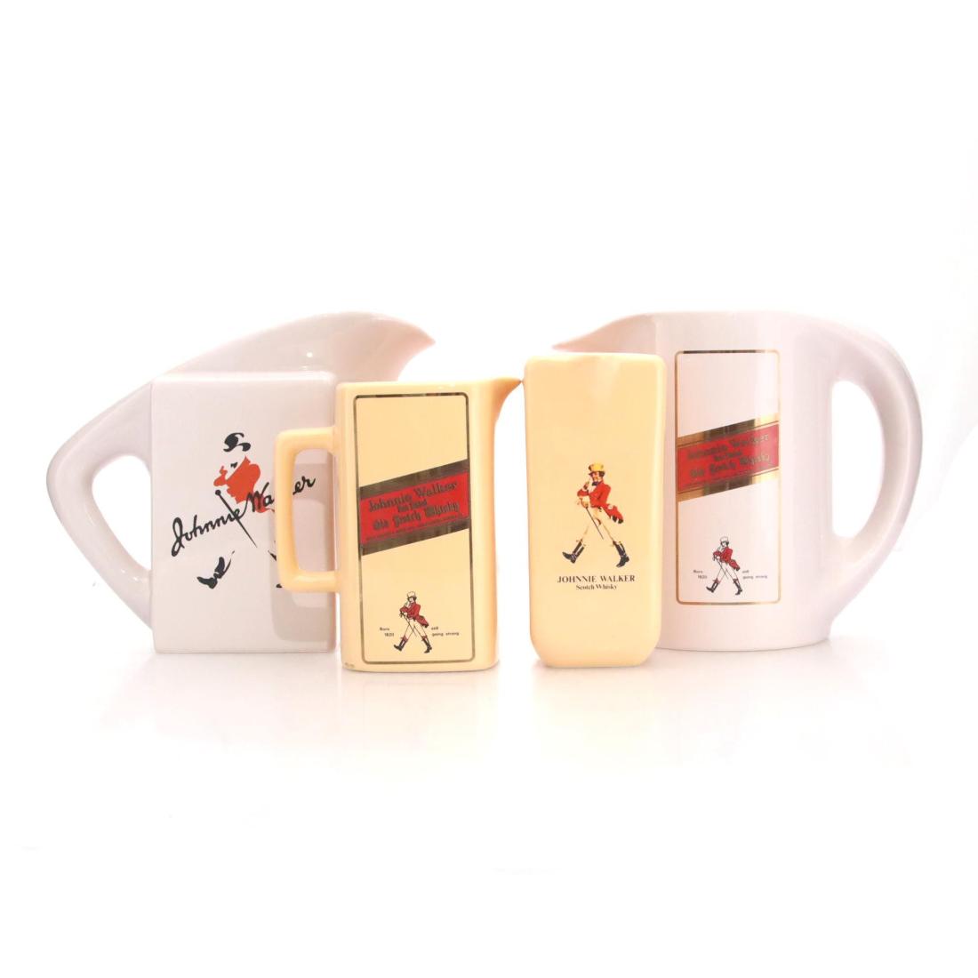 Johnnie Walker Ceramic Jugs X 4