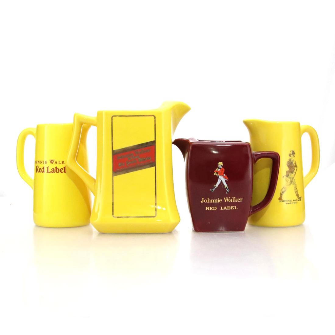 Johnnie Walker Ceramic Jugs X 4