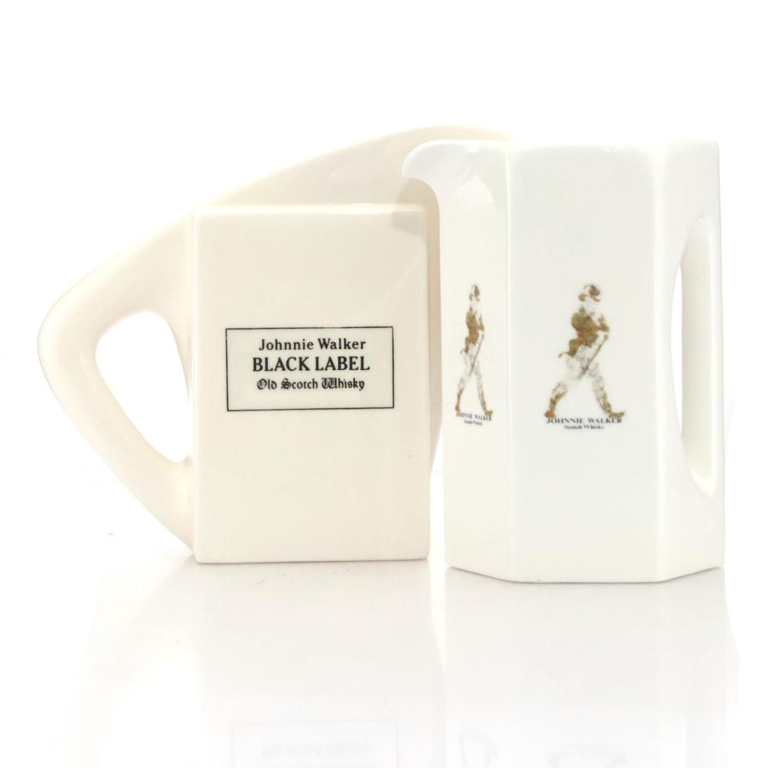 Johnnie Walker Ceramic Jugs X 2