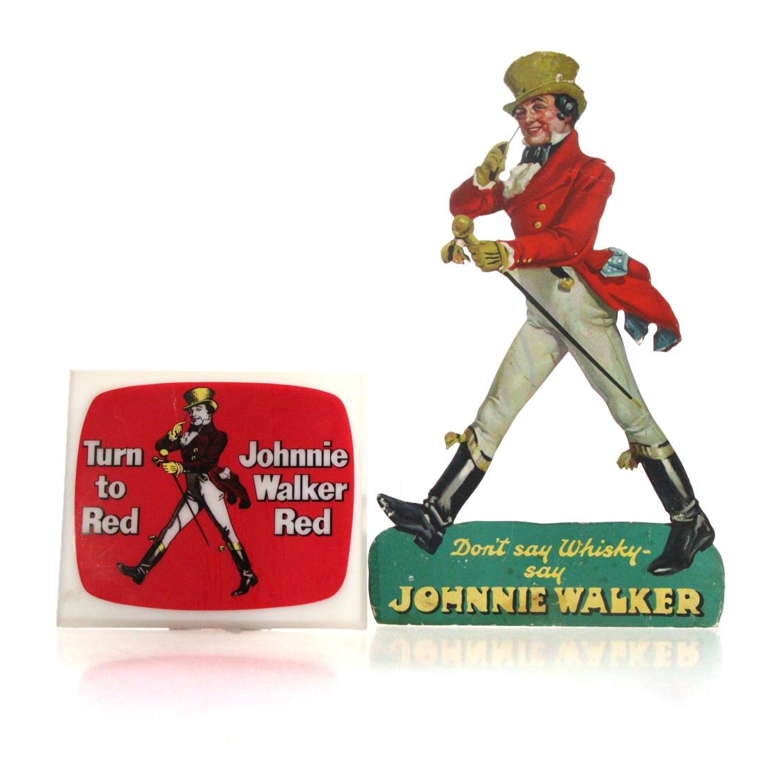 Johnnie Walker Assorted Bar Signs whisky bottle