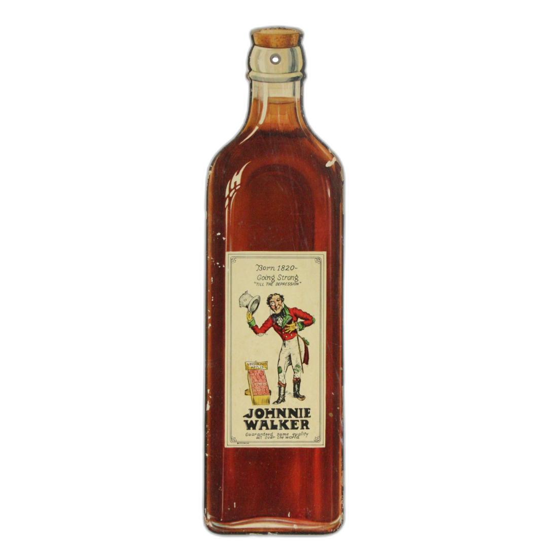 Johnnie Walker Bar Menu whisky bottle