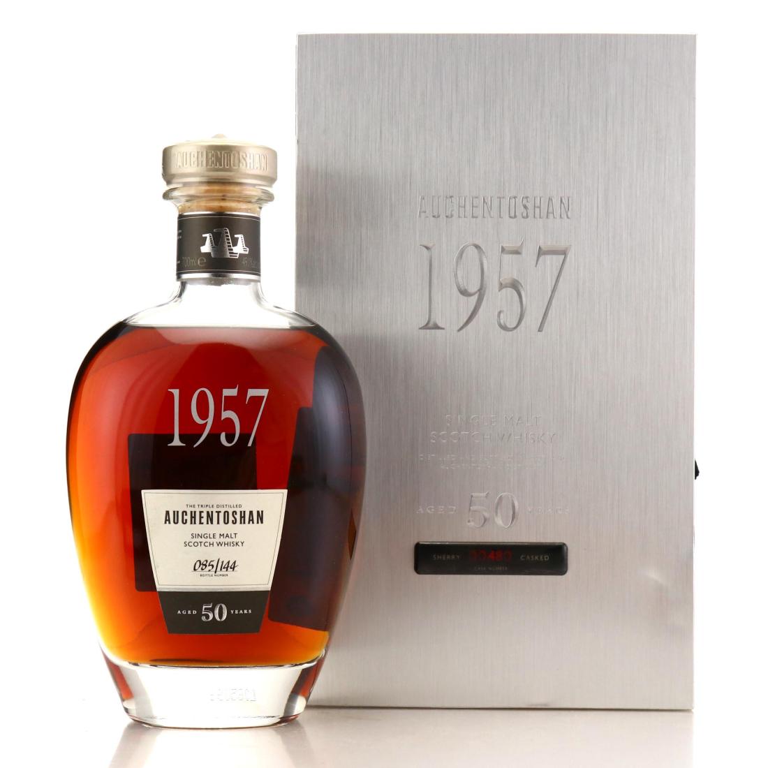 Auchentoshan 1957 50 Year Old, Oloroso Cask, Cask #480, 2007, 49.1% whisky bottle