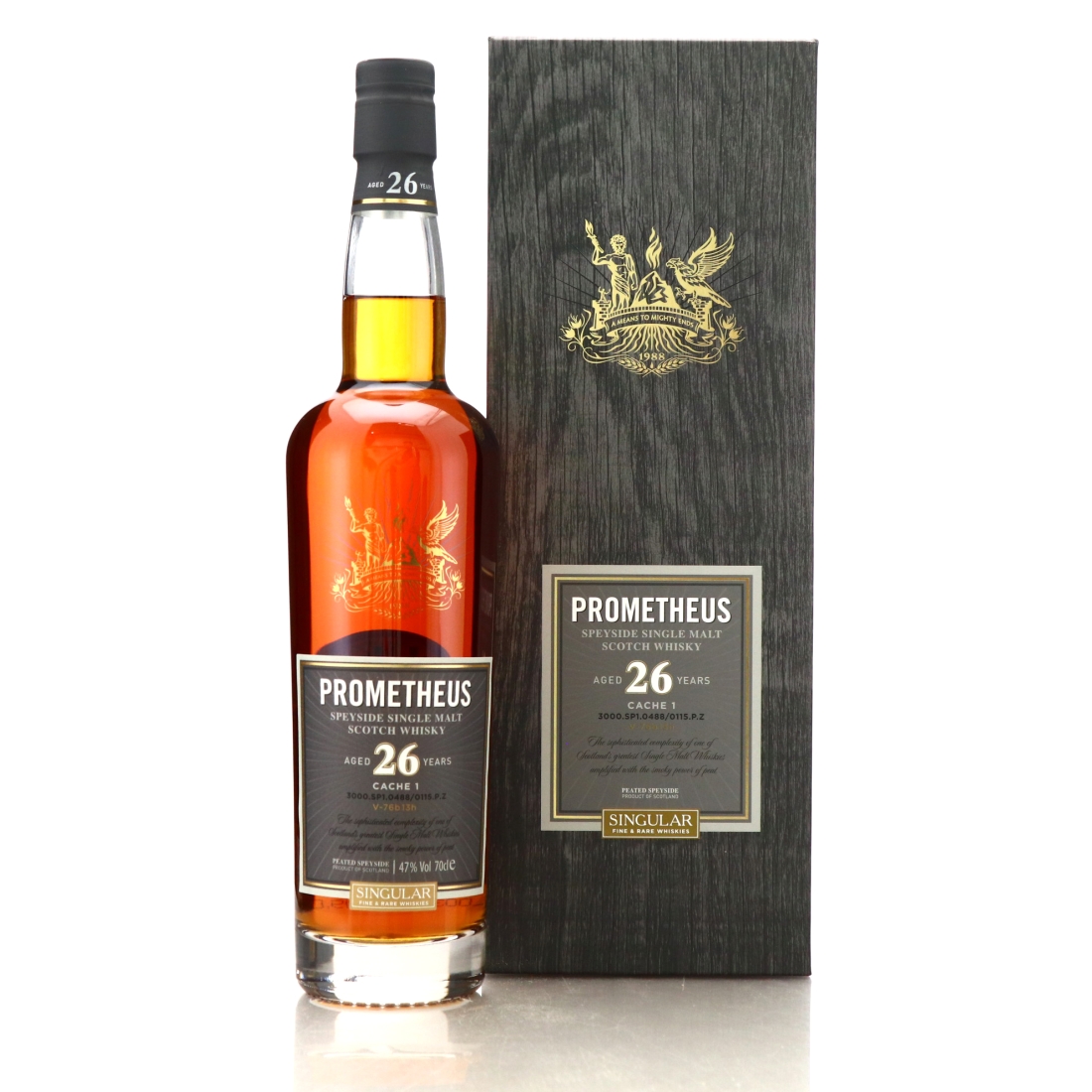 Prometheus 26 Year Old Speyside Single Malt / Cache 1 DECEMBER 2019 AUCTION