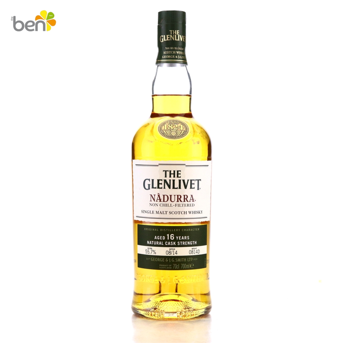 Glenlivet 16 Year Old Nàdurra Cask Strength Batch #0814D - Charity Lot