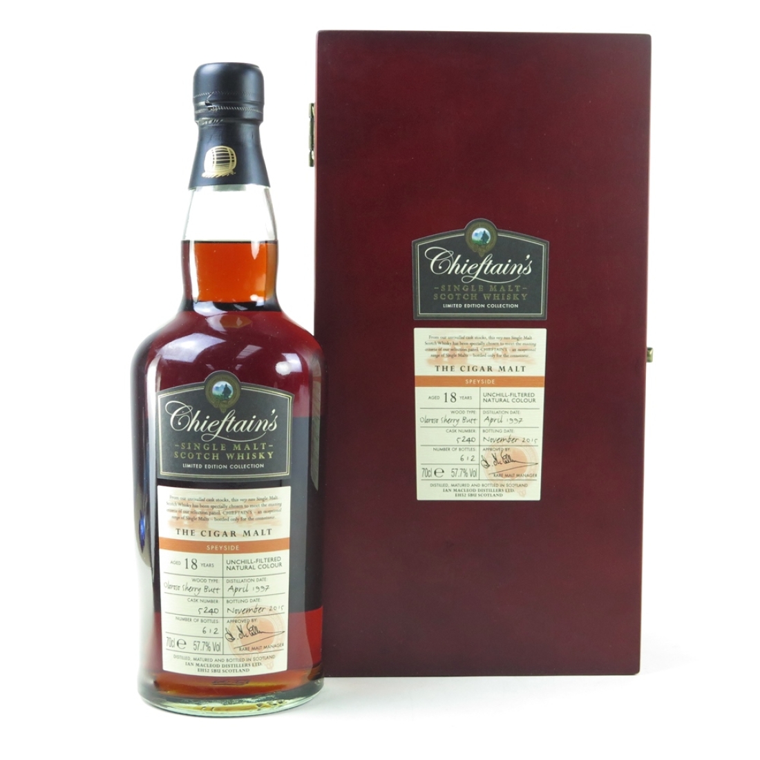 Mortlach 1997 Chieftain's 18 Year Old / Cigar Malt